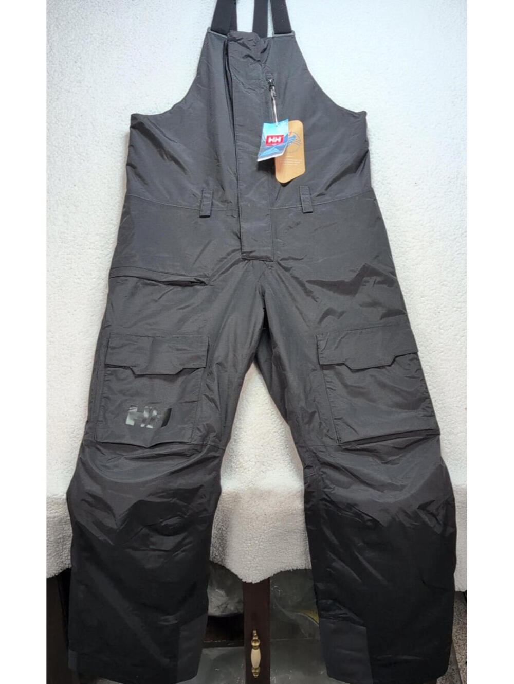 Helly Hansen Tech Sogn Bib Cargo Snow Pants Men’s M Waterproof Recco Relaxed NWT